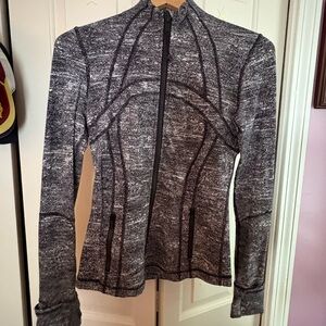 Lululemon Athletica Black and White Define Jacket